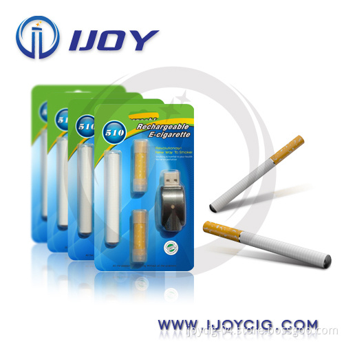 New Design 510 E-Cigarette Blister Package with Rechargeable Battery